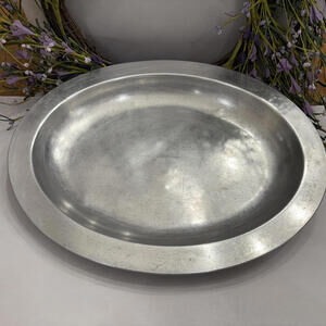 Vintage U.S.N. Aluminum Serving Platter, Enlisted Serving Platter WWII US Navy​